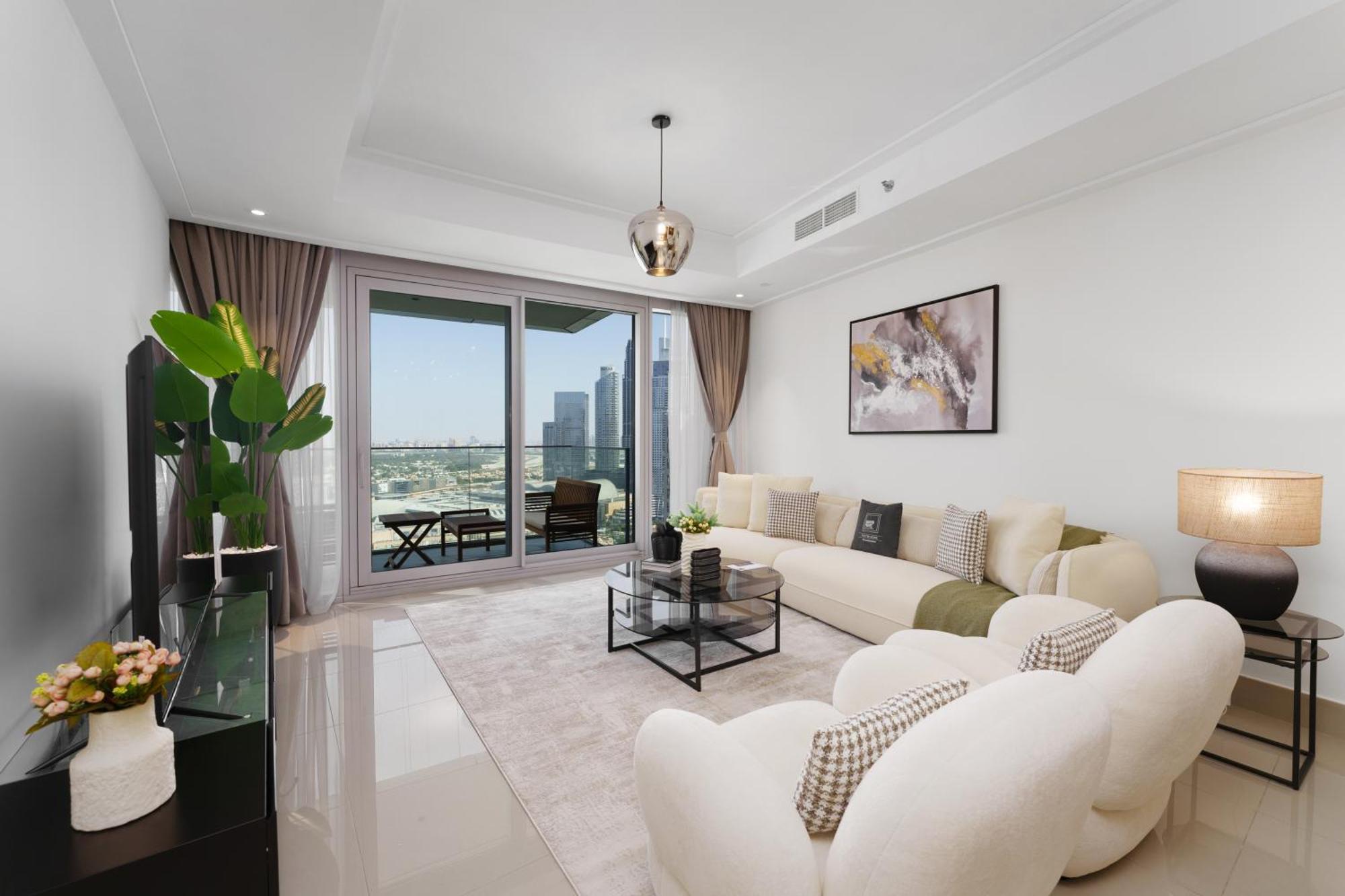 Maison Privee - Ultimate Living With Front-Row Views Of Burj Khalifa & Dubai Fountains Eksteriør billede